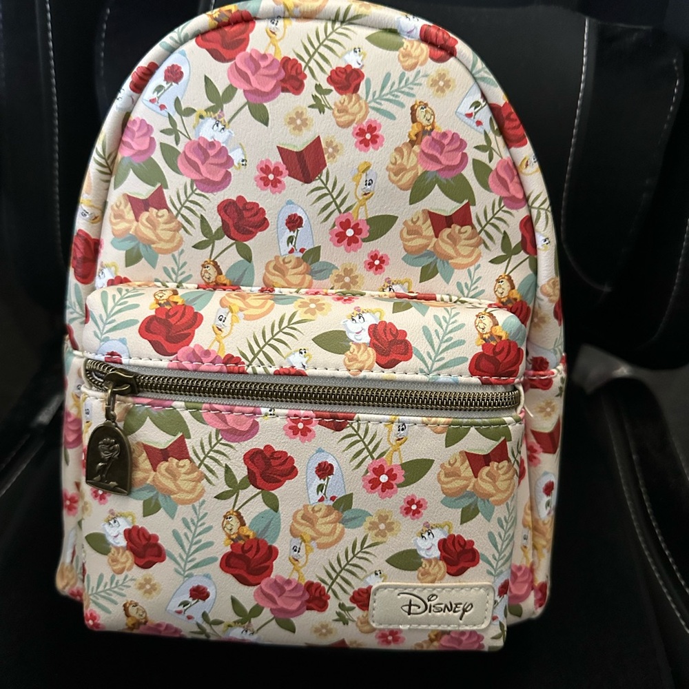 Disney Cream Floral Backpack